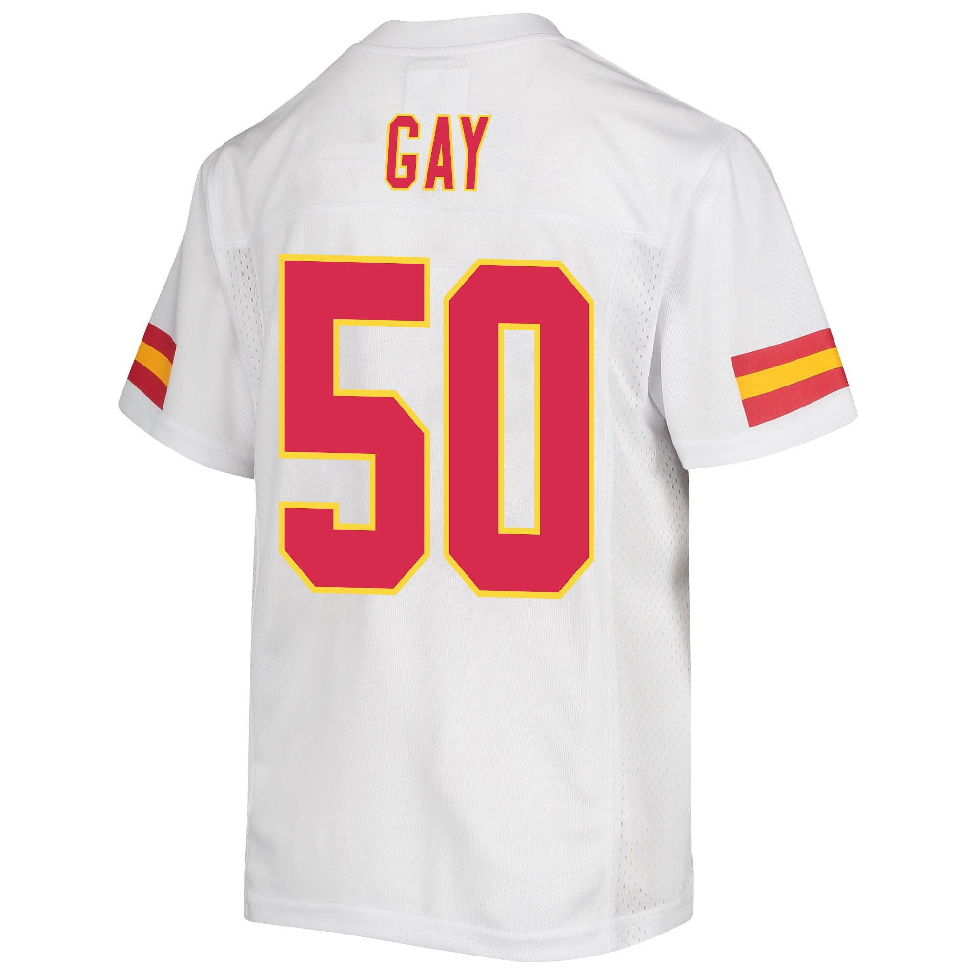 Willie Gay 50 Kansas City Chiefs Super Bowl LVII Champions Youth Game Jersey - White