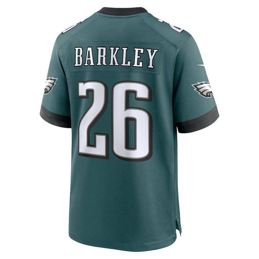 Saquon Barkley #26 Philadelphia Eagles Super Bowl LIX YOUTH Jersey - Midnight Green
