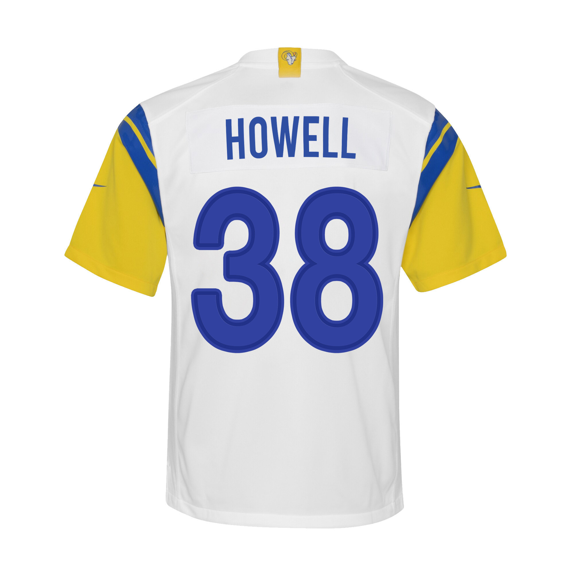 Super Bowl LVI Champions Los Angeles Rams Buddy Howell 38 White Youth's Jersey Jersey