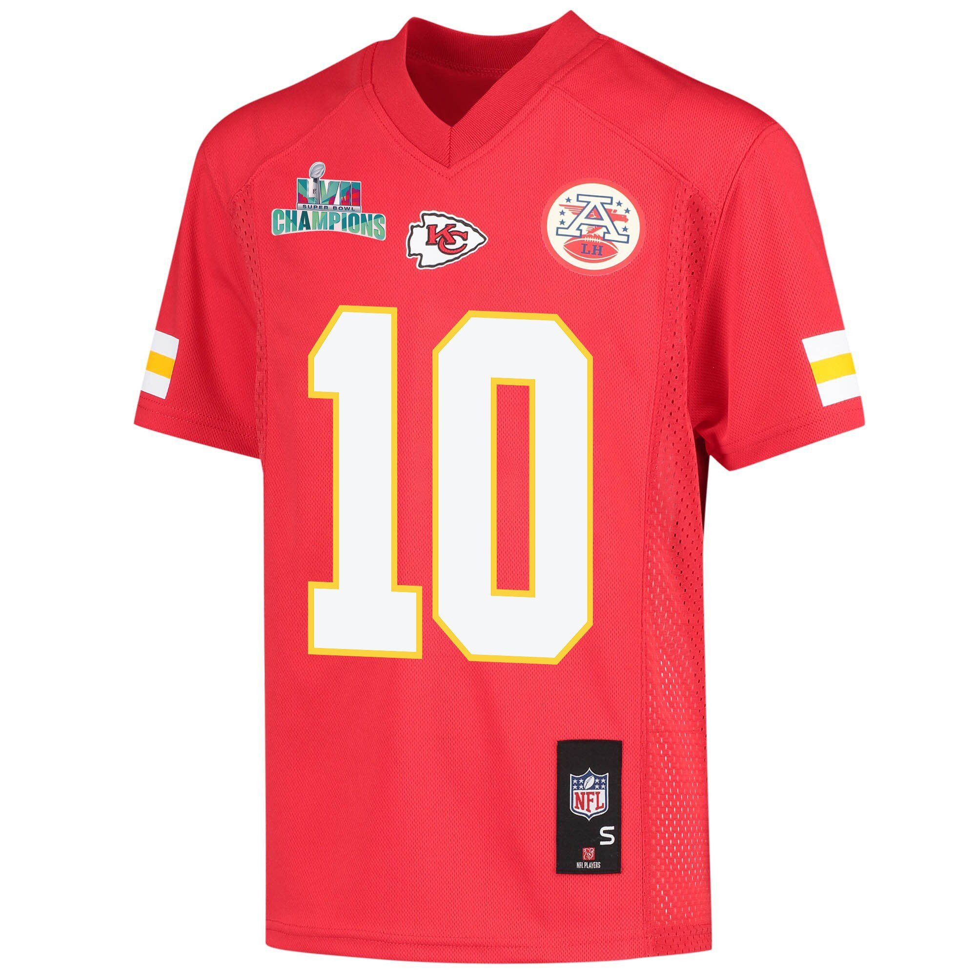 Isiah Pacheco 10 Kansas City Chiefs Super Bowl LVII Champions Youth Game Jersey - Red