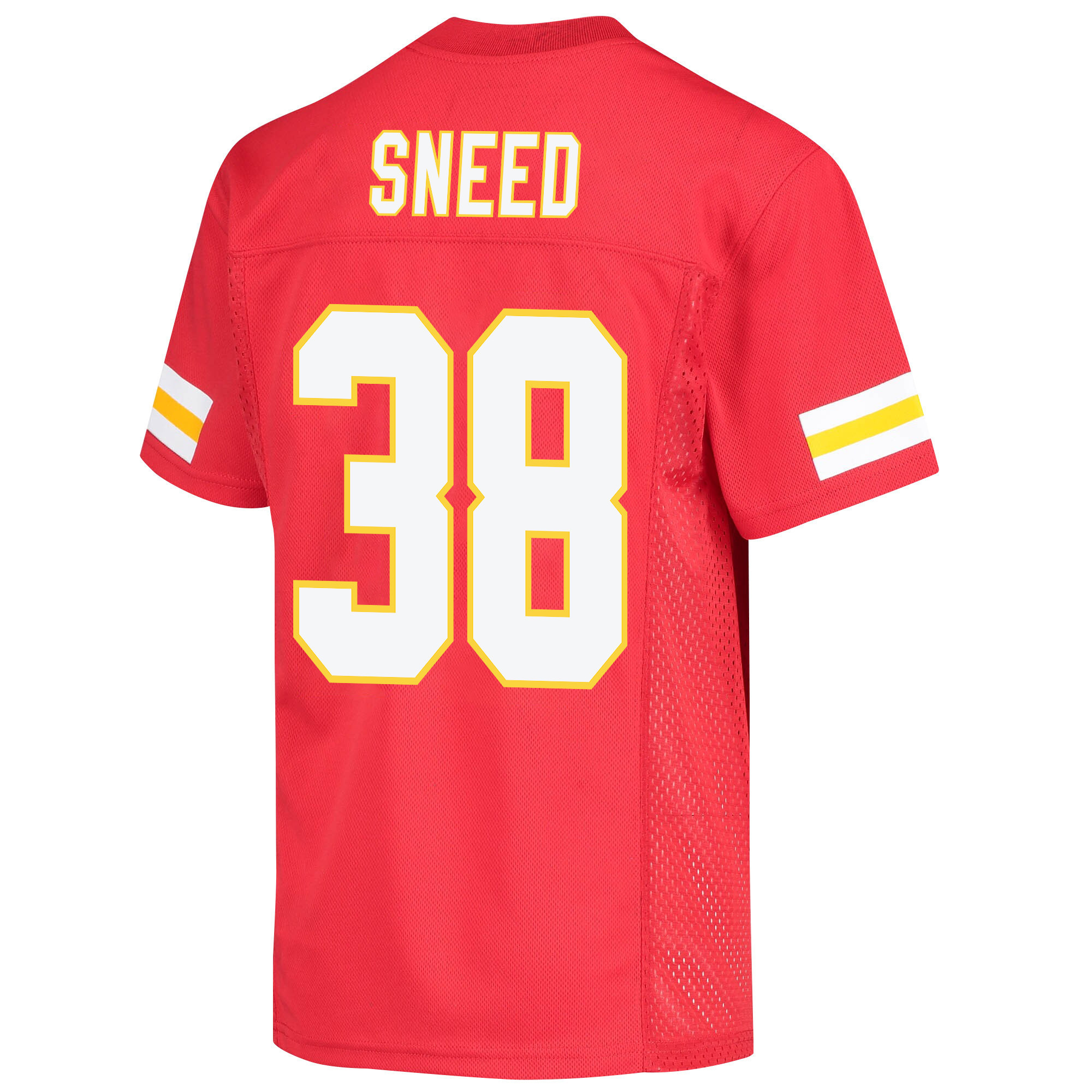 L'Jarius Sneed 38 Kansas City Chiefs Super Bowl LVII Champions 3 Stars Youth Game Jersey - Red