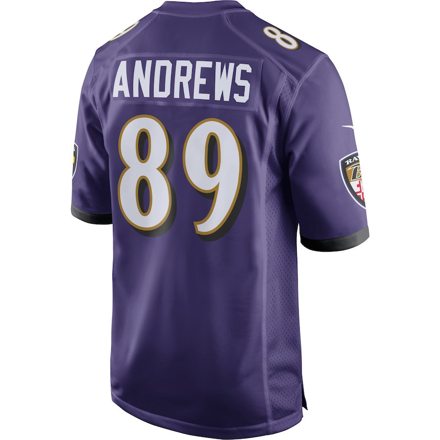 Mark Andrews #89 Baltimore Ravens Super Bowl LIX Jersey - Men's - Purple