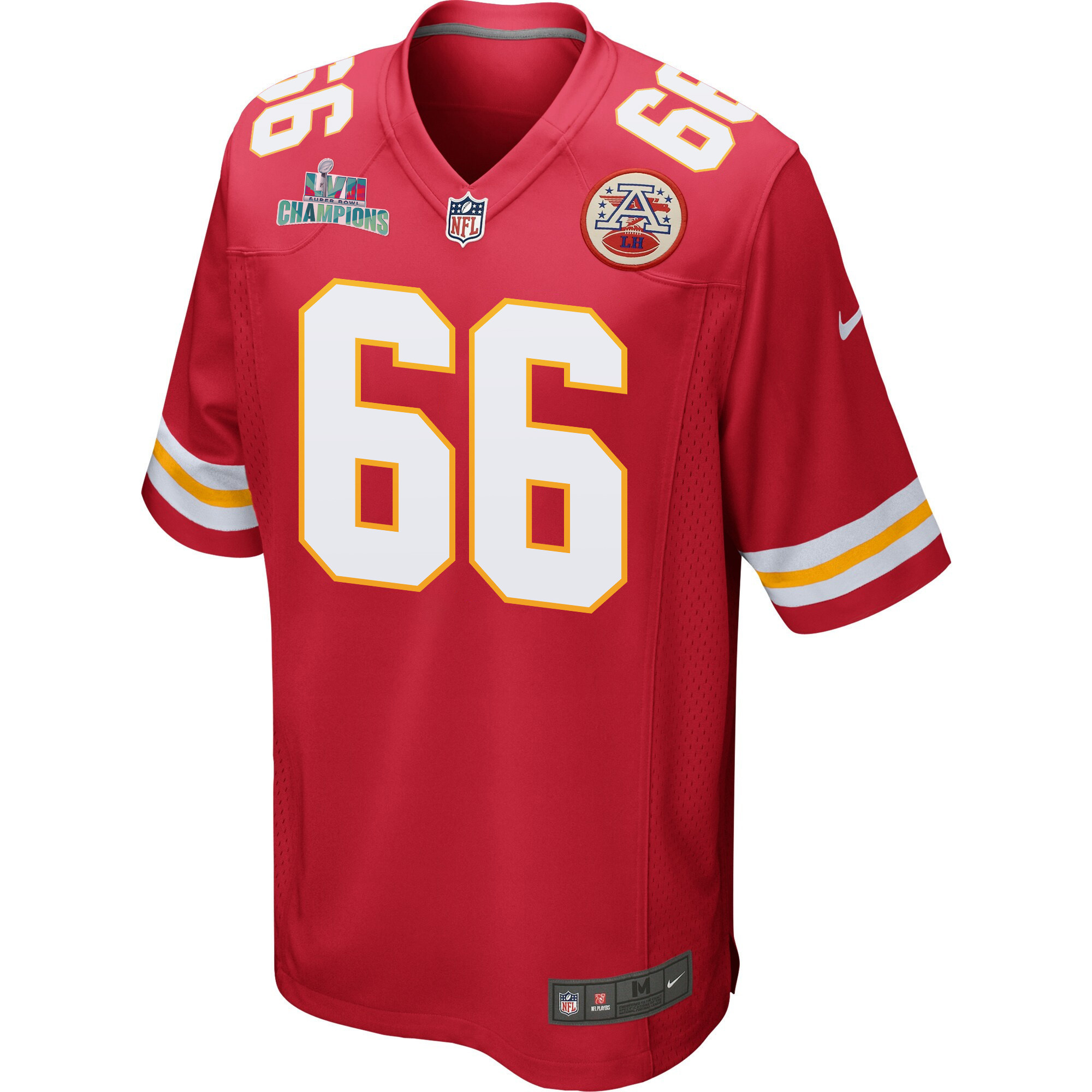 Brandon Williams 66 Kansas City Chiefs Super Bowl LVII Champions Men Game Jersey - Red