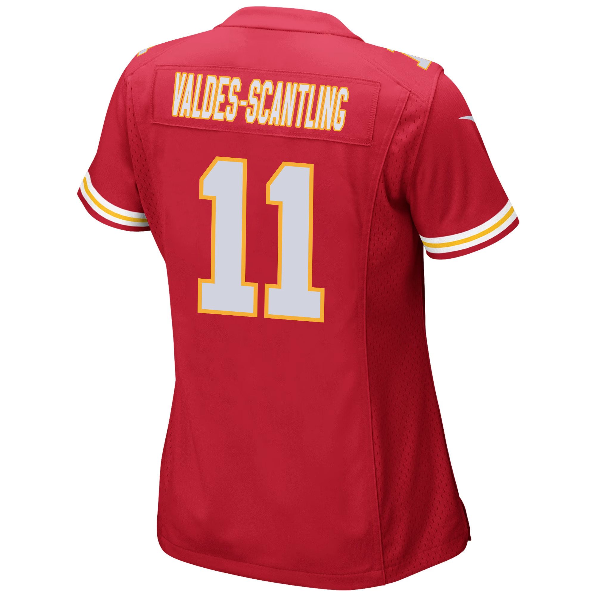 Marquez Valdes-Scantling 11 Kansas City Chiefs Super Bowl LVIII Patch Game Women Jersey - Red