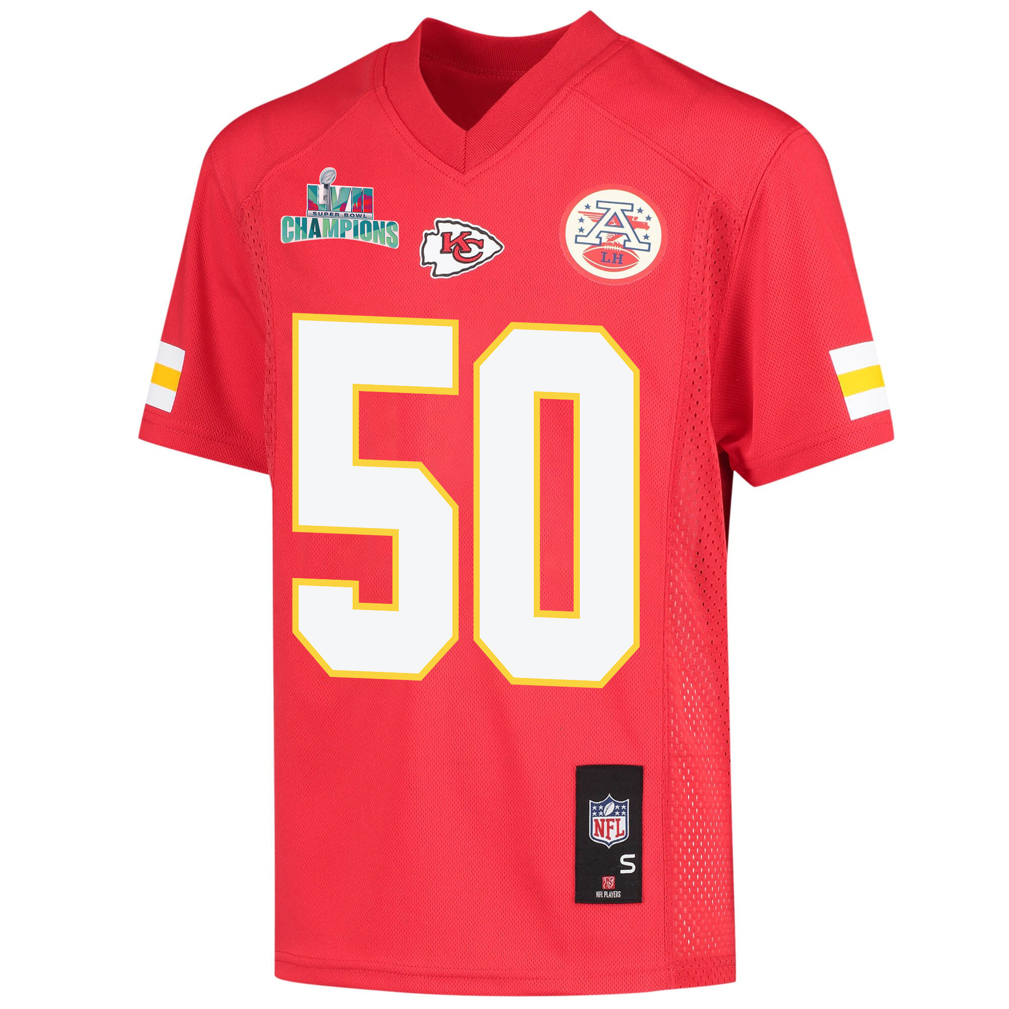 Willie Gay 50 Kansas City Chiefs Super Bowl LVII Champions Youth Game Jersey - Red