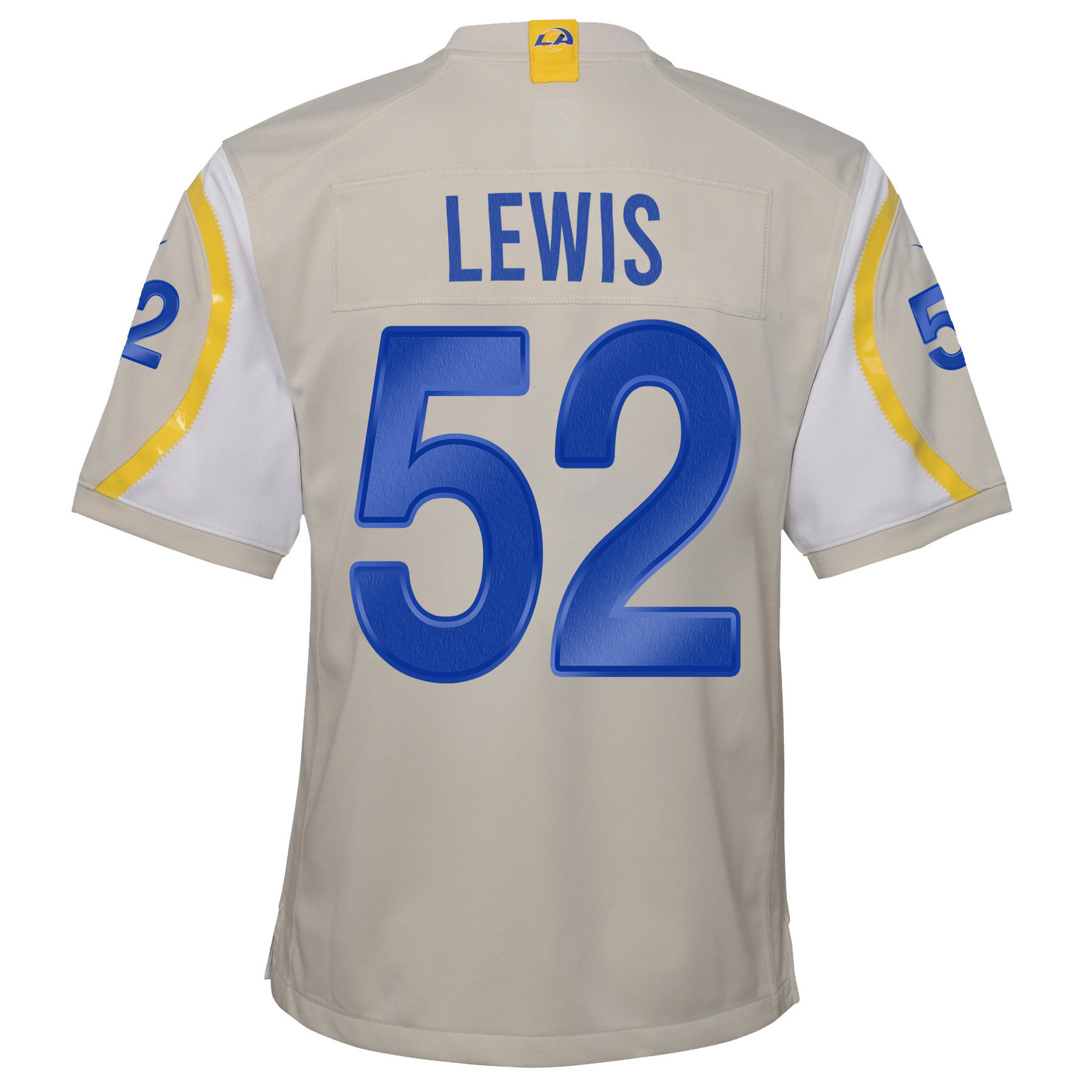 Super Bowl LVI Champions Los Angeles Rams Terrell Lewis 52 Bone Youth's Jersey Jersey