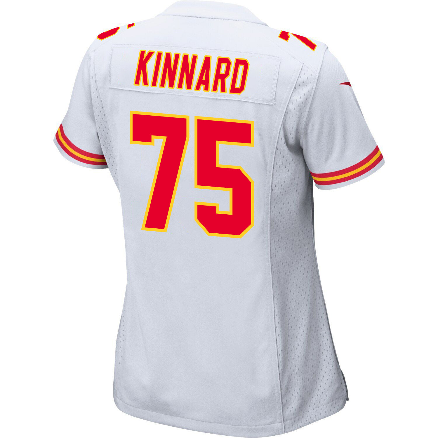 Darian Kinnard 75 Kansas City Chiefs Super Bowl LVIII Patch Game Women Jersey - White
