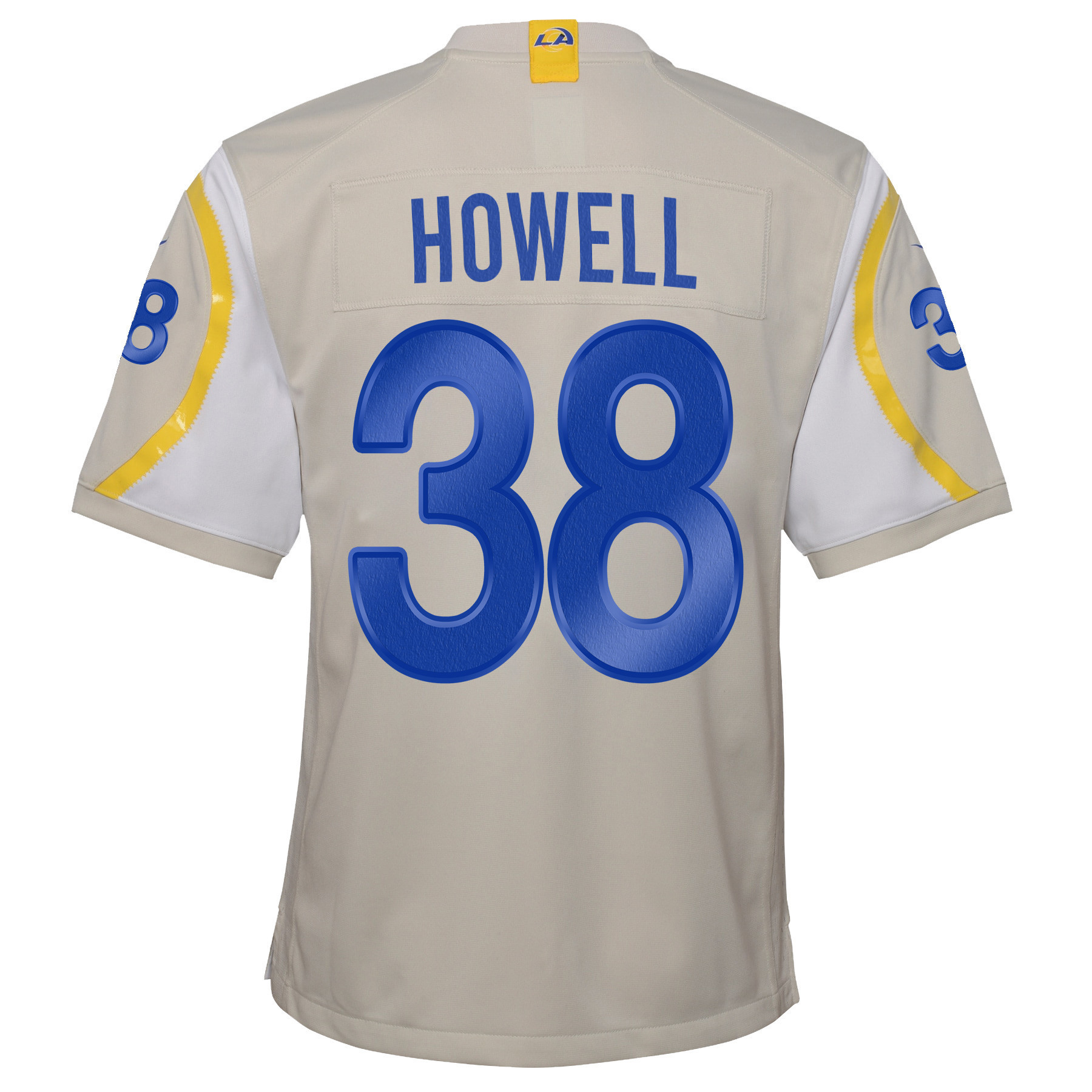 Super Bowl LVI Champions Los Angeles Rams Buddy Howell 38 Bone Youth's Jersey Jersey