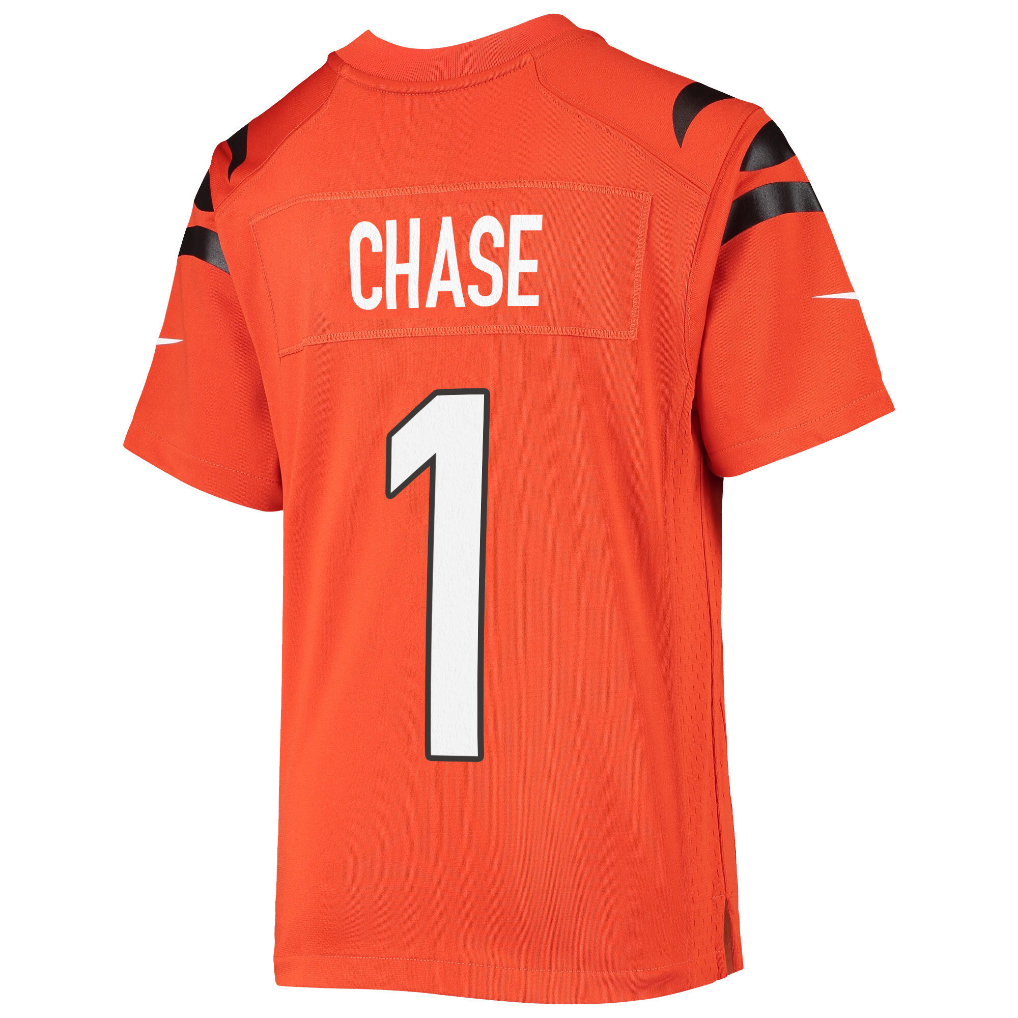Super Bowl LVI Champions Cincinnati Bengals Ja'Marr Chase 1 Orange Youth's Jersey Jersey