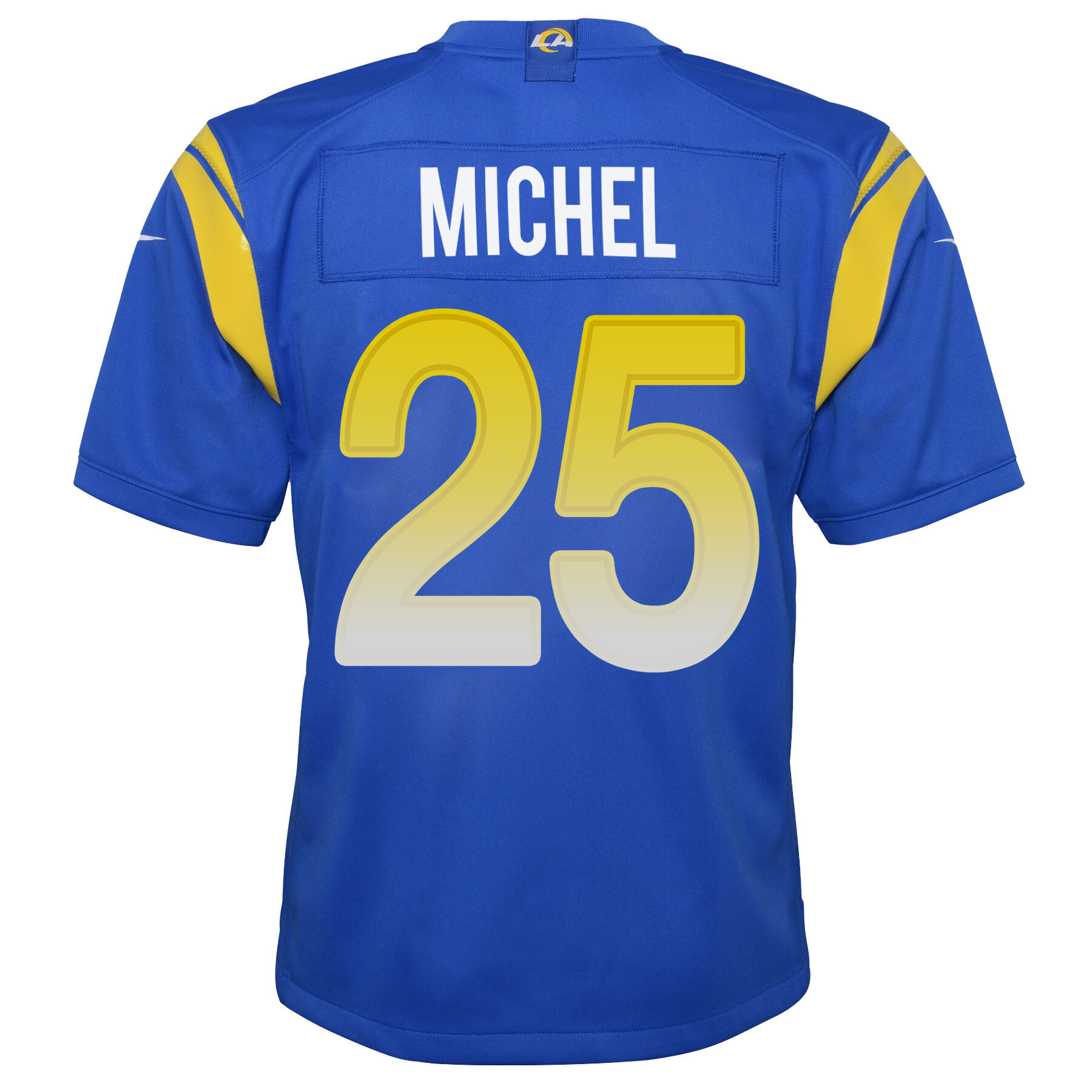 Super Bowl LVI Champions Los Angeles Rams Sony Michel 25 Royal Youth's Jersey Jersey
