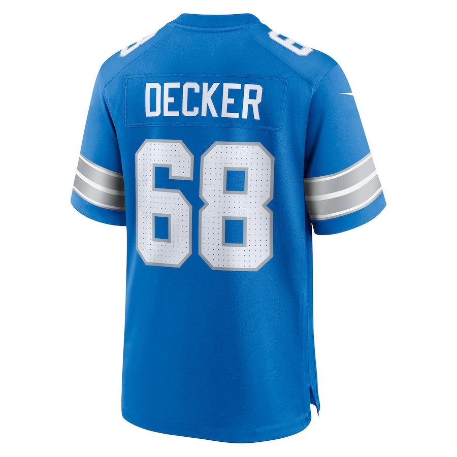Taylor Decker #68 Detroit Lions Super Bowl LIX YOUTH Jersey - Blue
