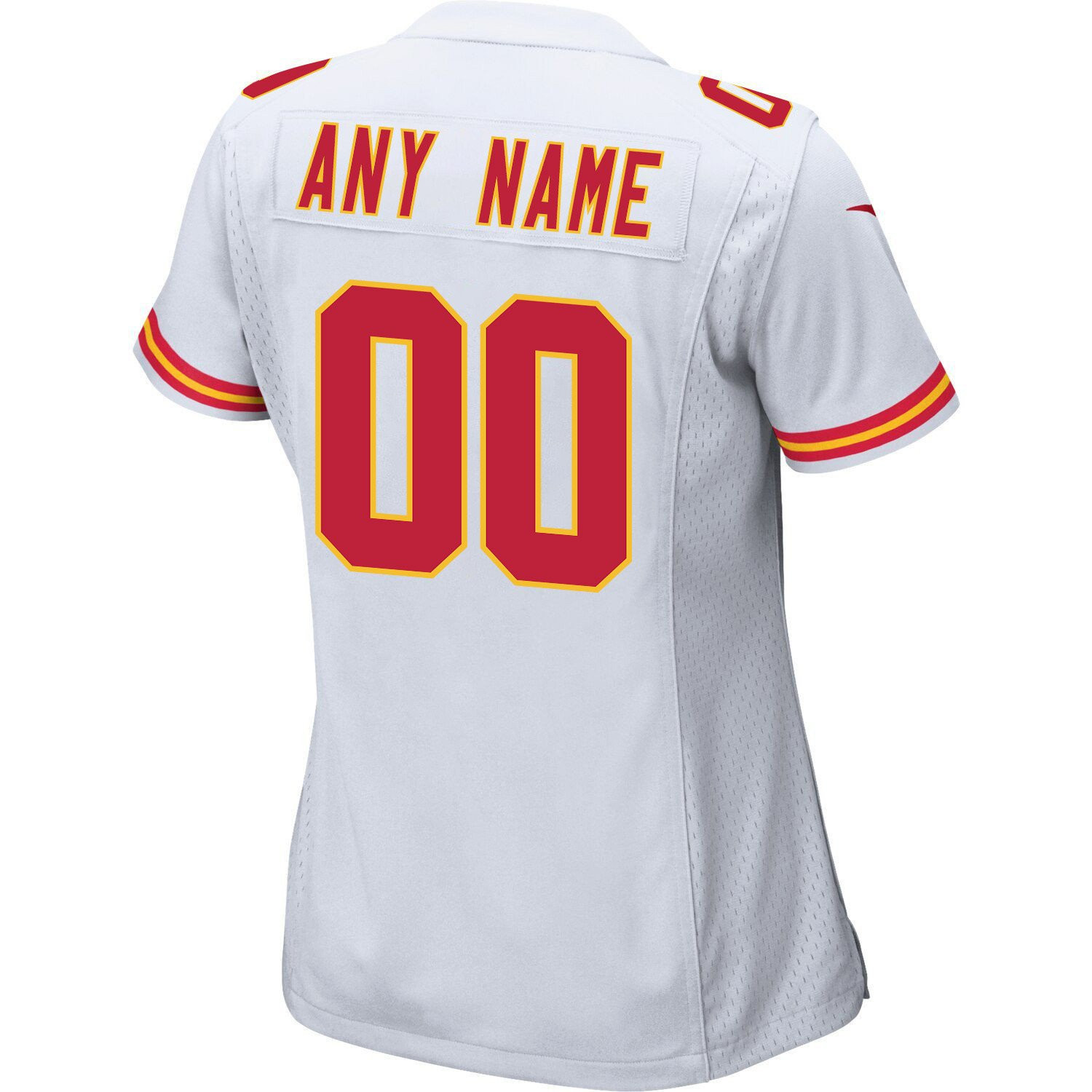 Custom Kansas City Chiefs Super Bowl LVII Champions 3 Stars Women Game Jersey - White