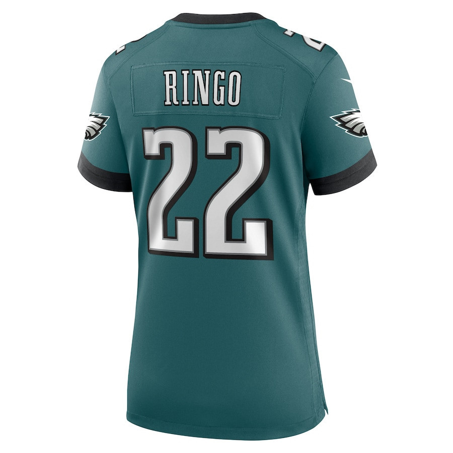 Kelee Ringo #22 Philadelphia Eagles Super Bowl LIX Women's Jersey - Midnight Green