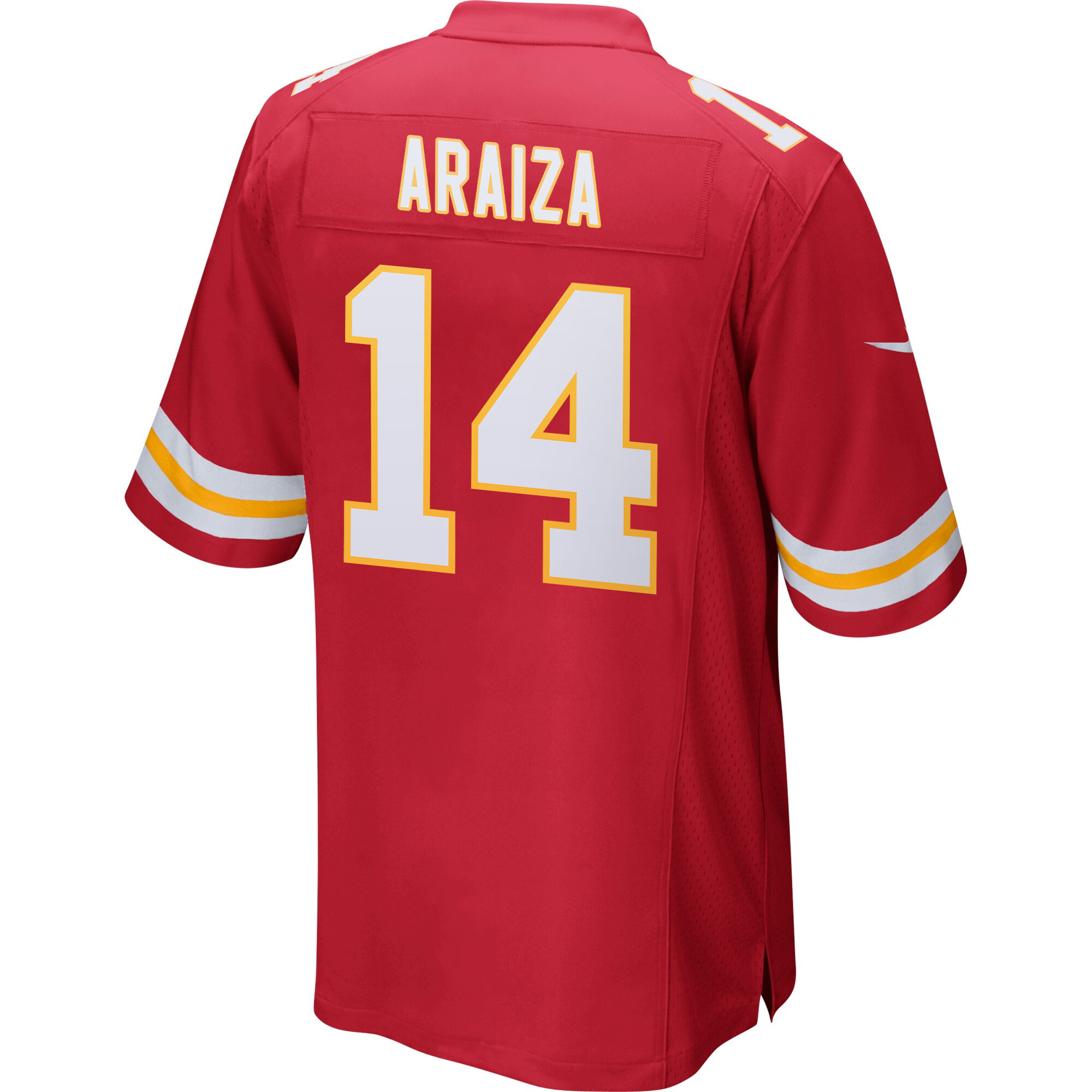 Matt Araiza 14 Kansas City Chiefs Super Bowl LIX New Orleans Patch Game Men Jersey - Red