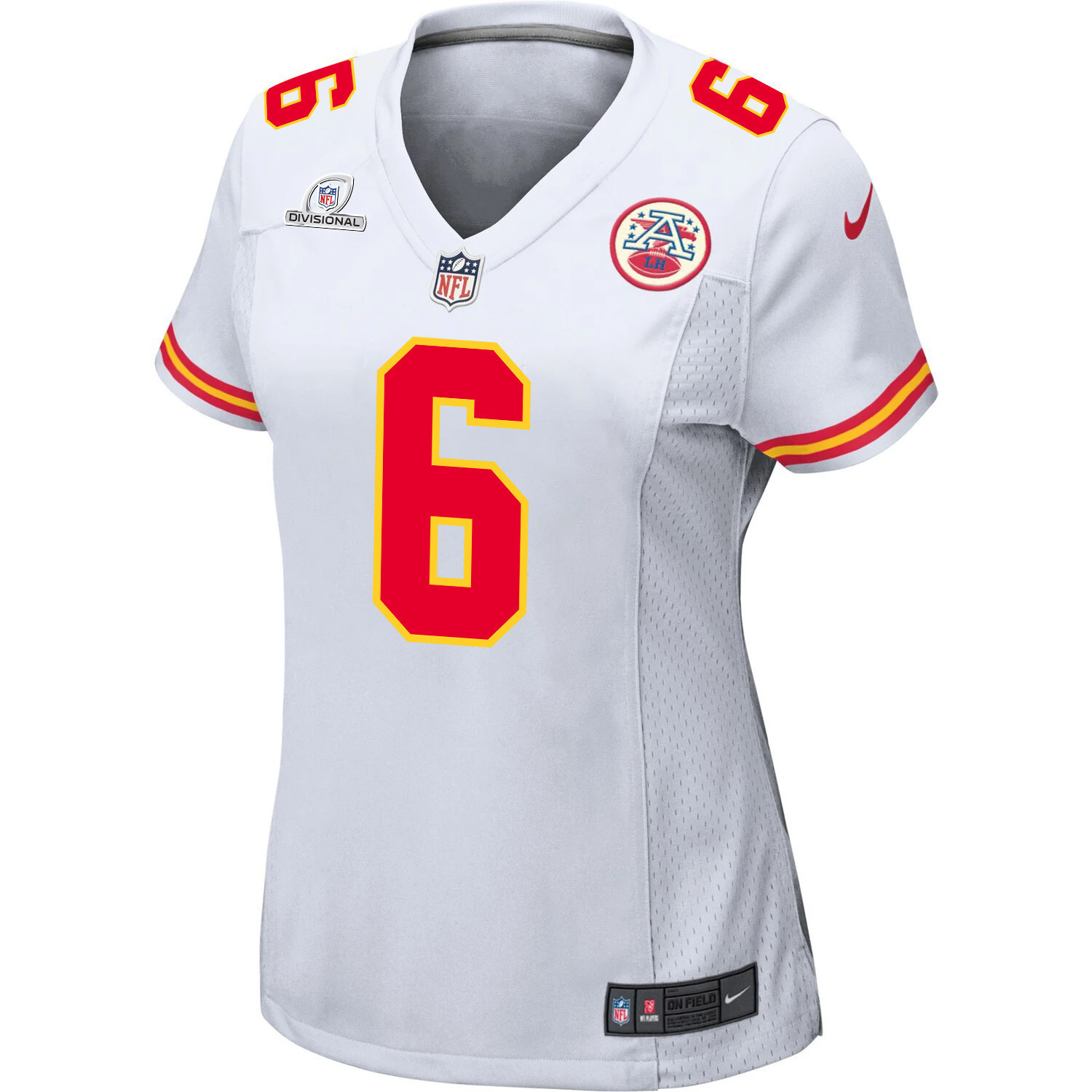 Bryan Cook 6 Kansas City Chiefs Super Bowl LVIII Patch Game Women Jersey - White
