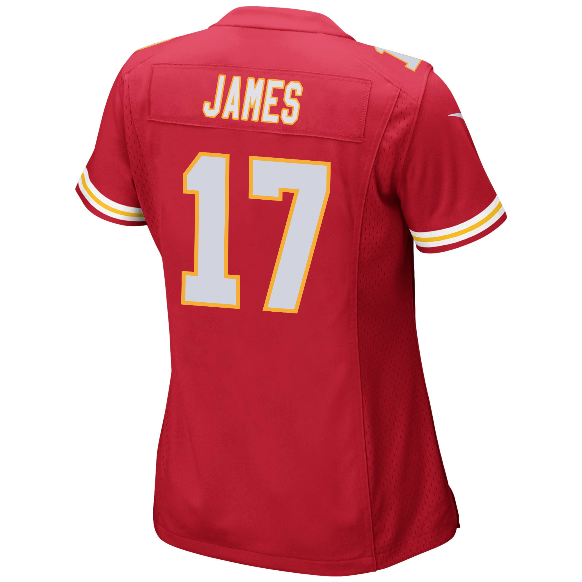 Richie James 17 Kansas City Chiefs Super Bowl LVIII Patch Game Women Jersey - Red