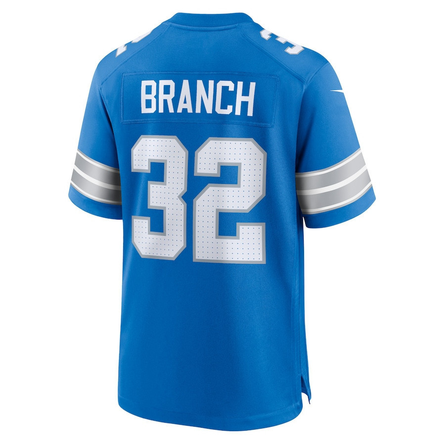 Brian Branch #32 Detroit Lions Super Bowl LIX YOUTH Jersey - Blue