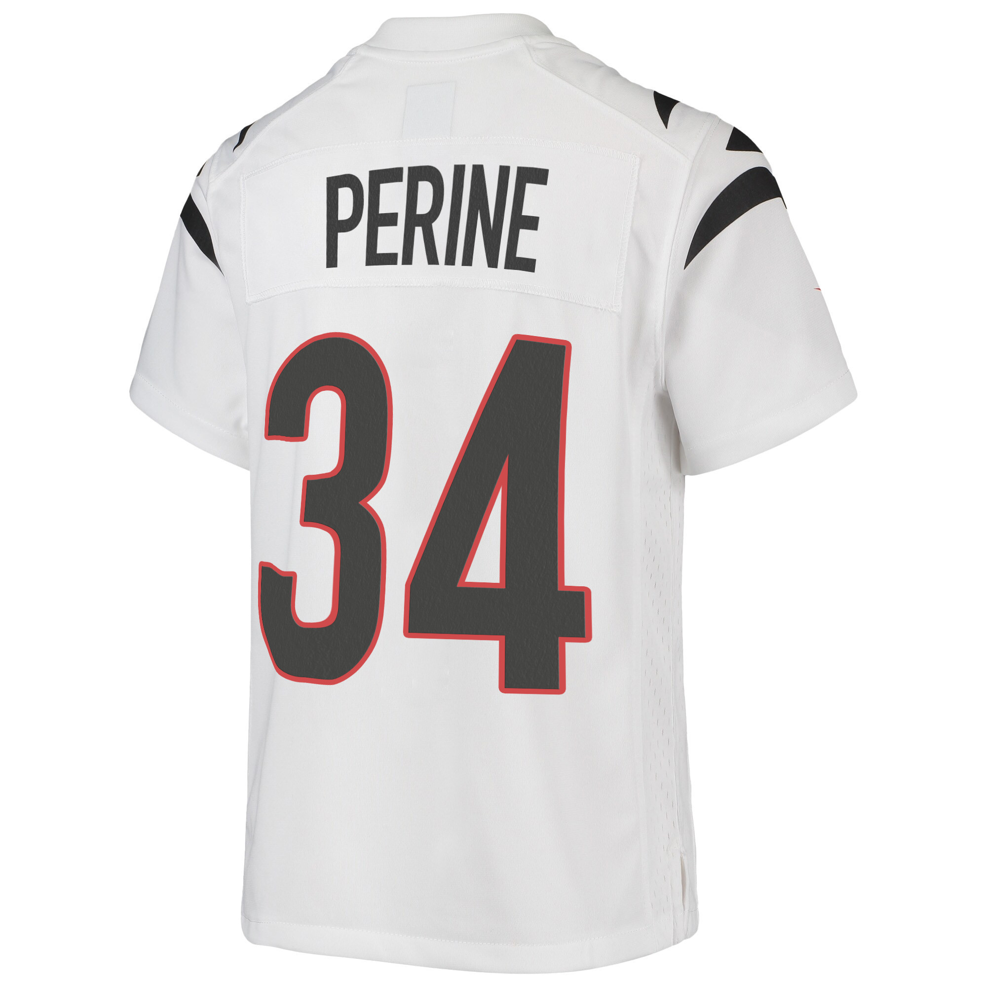 Super Bowl LVI Champions Cincinnati Bengals Samaje Perine 34 White Youth's Jersey Jersey