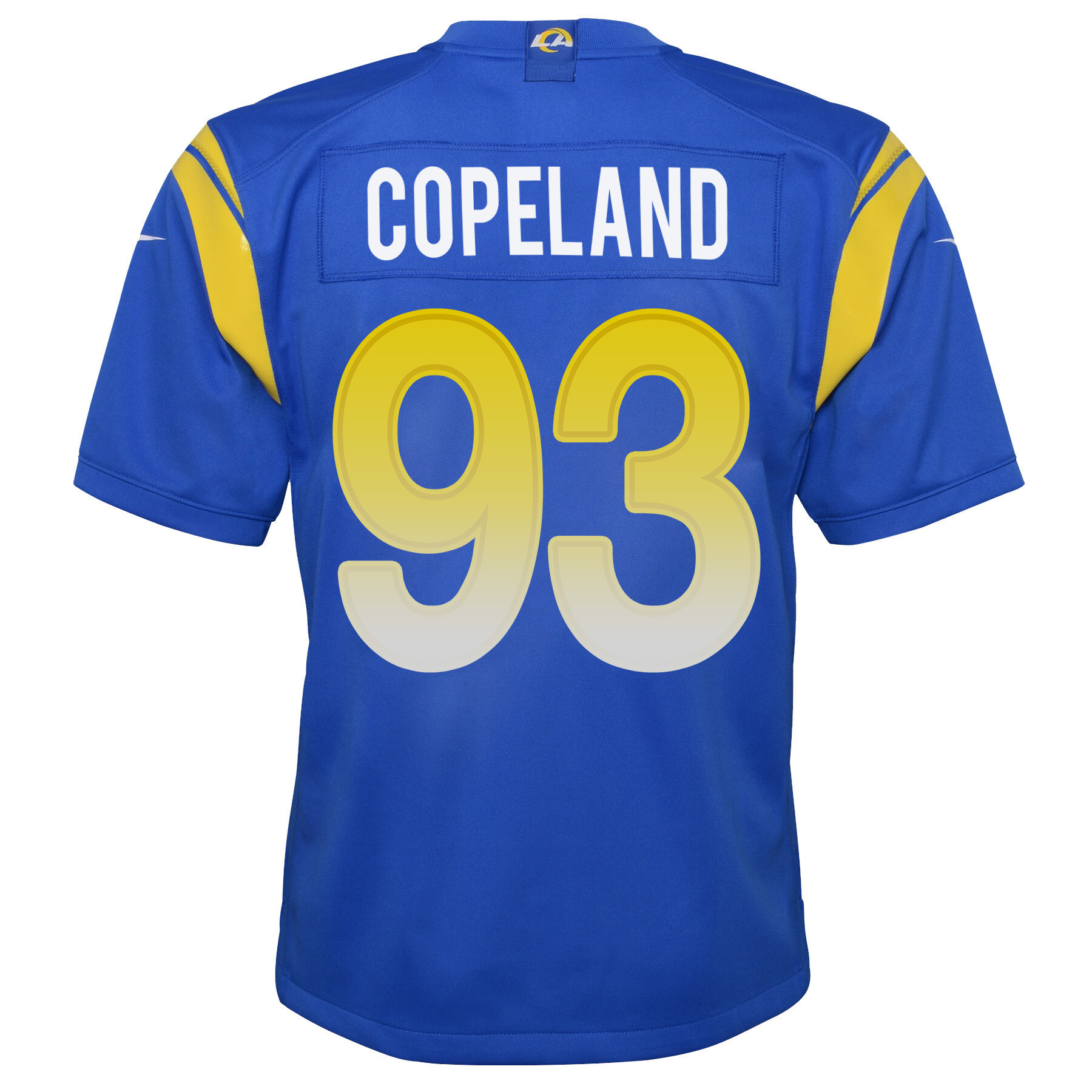 Super Bowl LVI Champions Los Angeles Rams Marquise Copeland 93 Royal Youth's Jersey Jersey