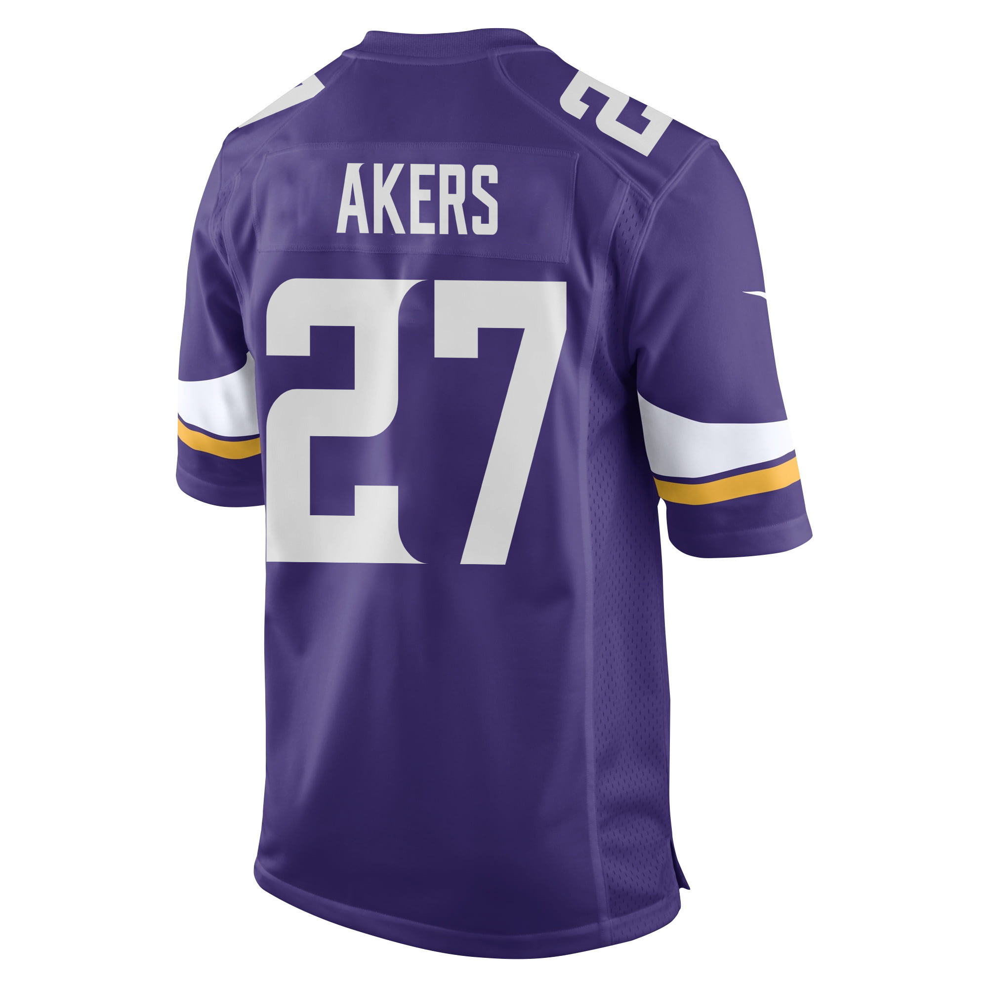 Cam Akers 27 Minnesota Vikings Super Bowl LIX New Orleans Patch Game Men Jersey - Purple