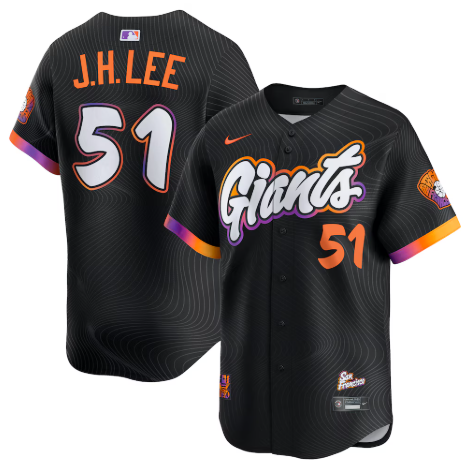 San Francisco Giants Jung Hoo Lee Nike Black 2025 City Connect Limited Jersey