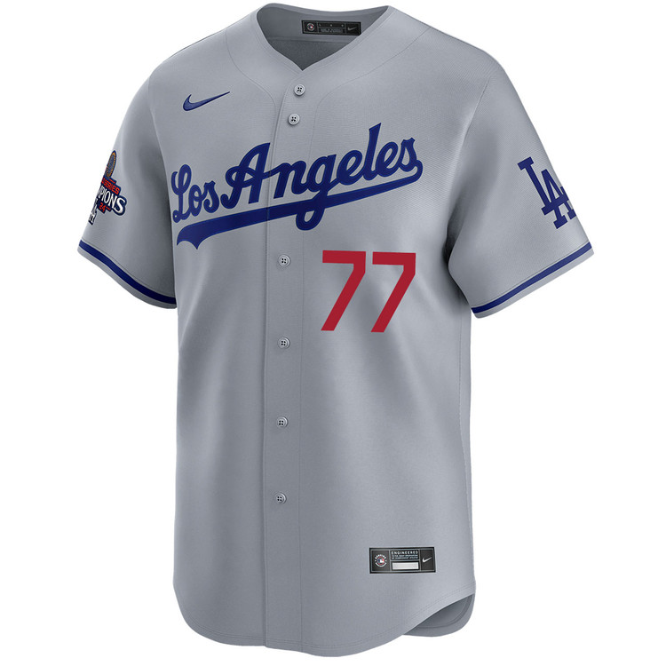 River Ryan Los Angeles Dodgers Road Limited World Series Champions Jersey