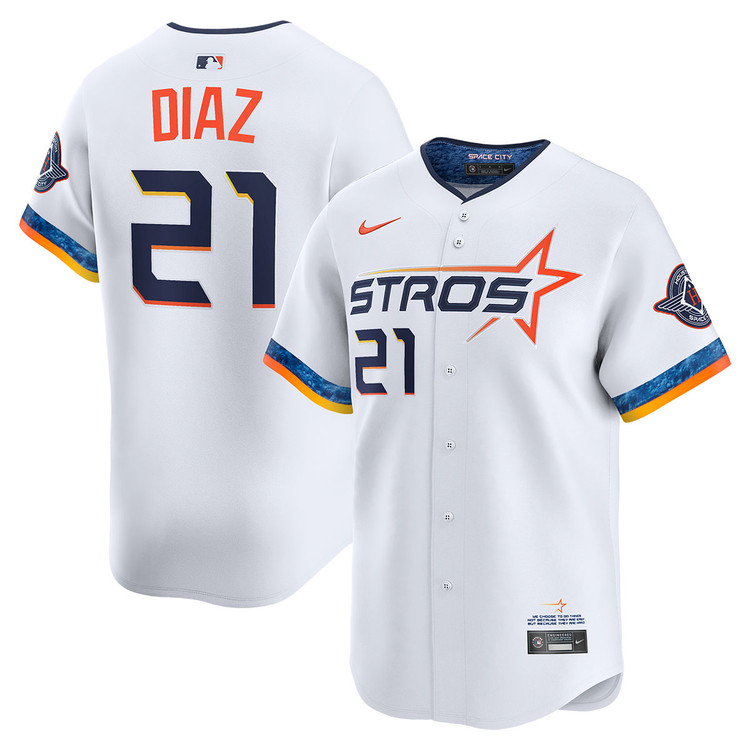 Yainer Diaz Houston Astros City Connect 2.0 Limited Jersey