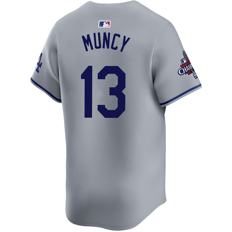 Max Muncy Los Angeles Dodgers Road Limited World Series Champions Jersey