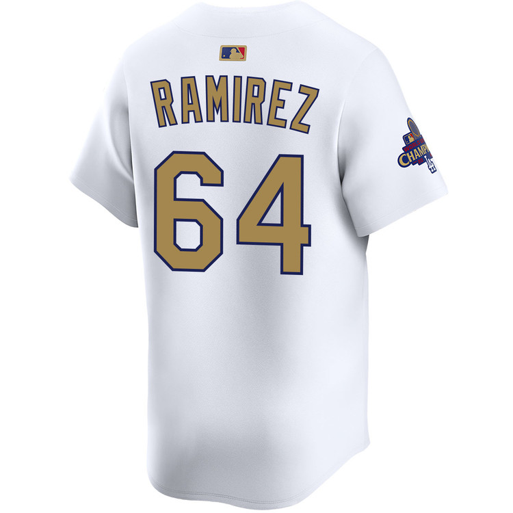 Nick Ramirez Los Angeles Dodgers Home 2025 Gold Collection Limited Jersey
