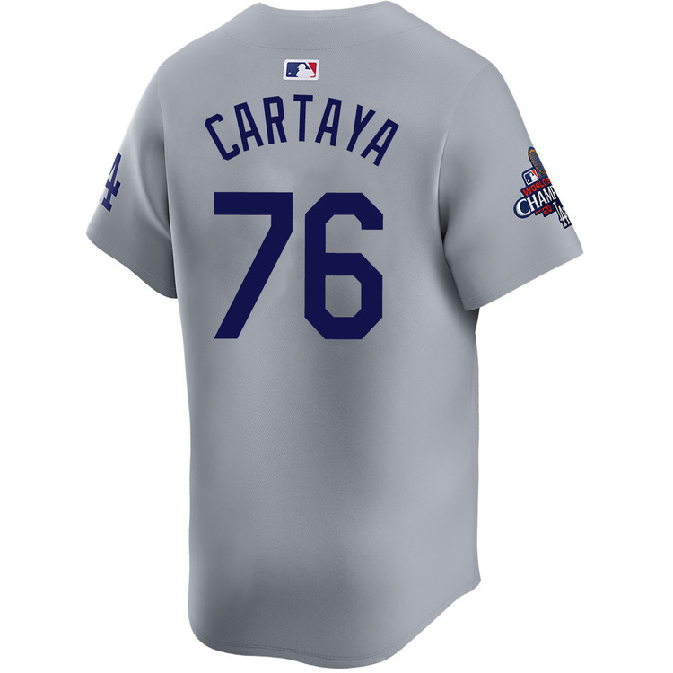 Diego Cartaya Los Angeles Dodgers Alternate Road Limited World Series Champions Jersey