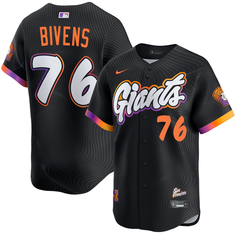 Spencer Bivens San Francisco Giants City Connect 2.0 Limited Jersey