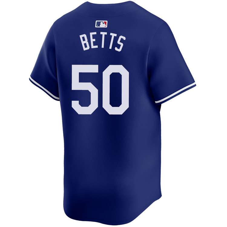 Mookie Betts Los Angeles Dodgers Alternate Royal Limited World Series Jersey