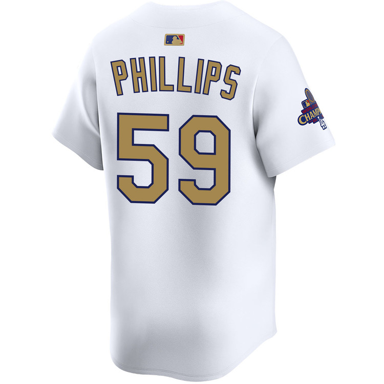 Evan Phillips Los Angeles Dodgers Home 2025 Gold Collection Limited Jersey