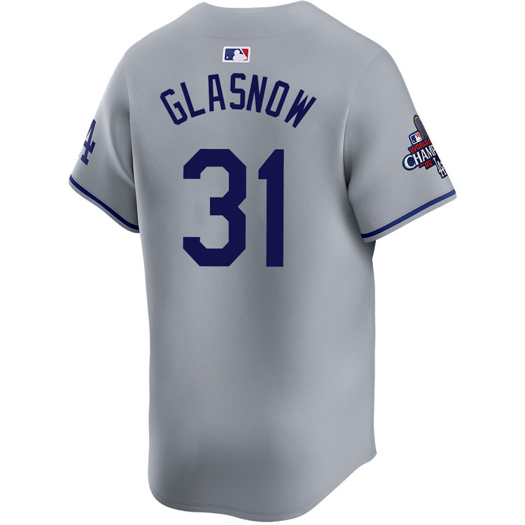 Tyler Glasnow Los Angeles Dodgers Road Limited World Series Champions Jersey