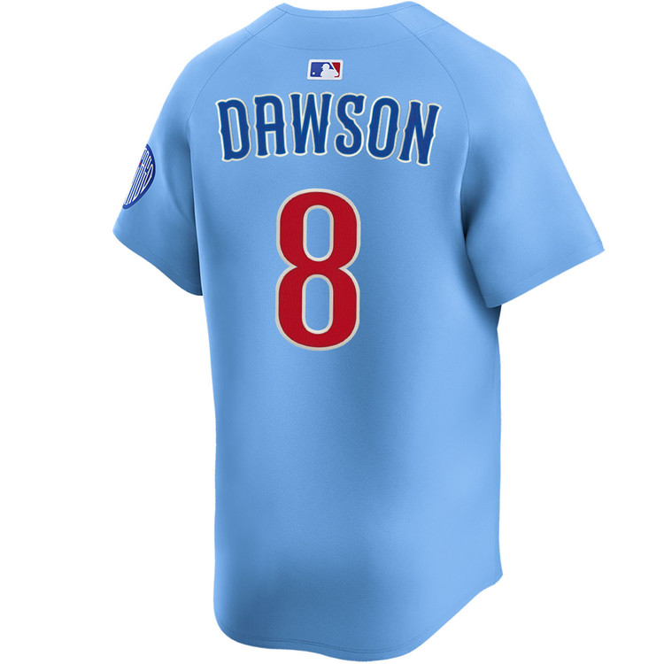 Andre Dawson Chicago Cubs Youth Blues Alternate Limited Jersey