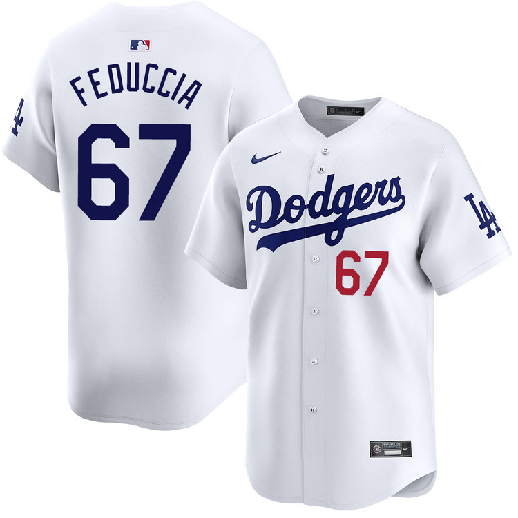 Hunter Feduccia Los Angeles Dodgers Home Limited Jersey