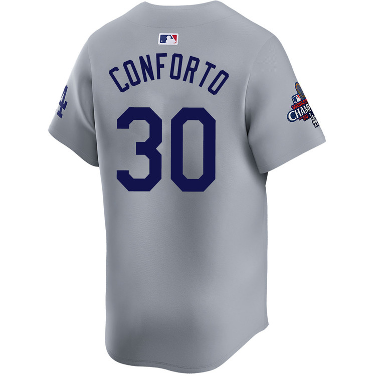Michael Conforto Los Angeles Dodgers Alternate Road Limited World Series Champions Jersey