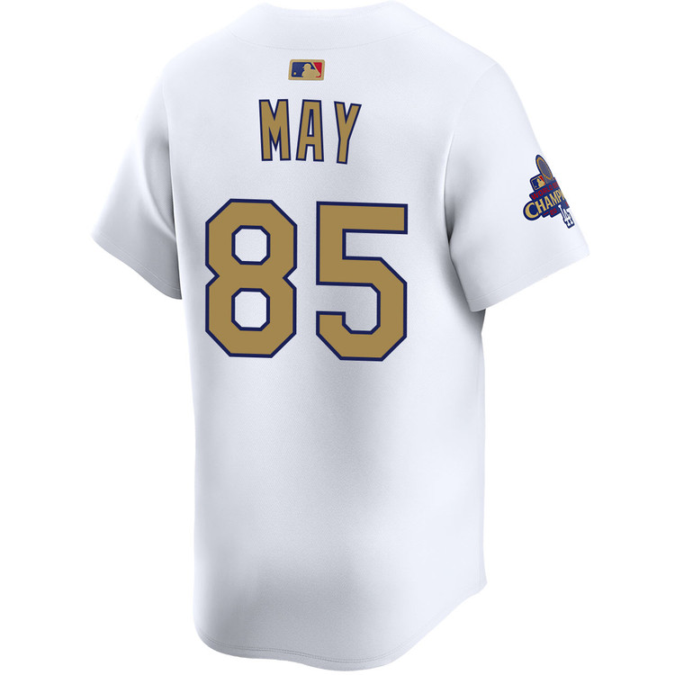 Dustin May Los Angeles Dodgers Home 2025 Gold Collection Limited Jersey