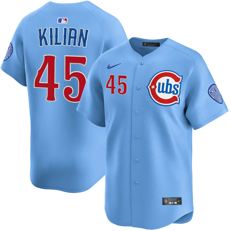 Caleb Kilian Chicago Cubs Blues Alternate Limited Jersey