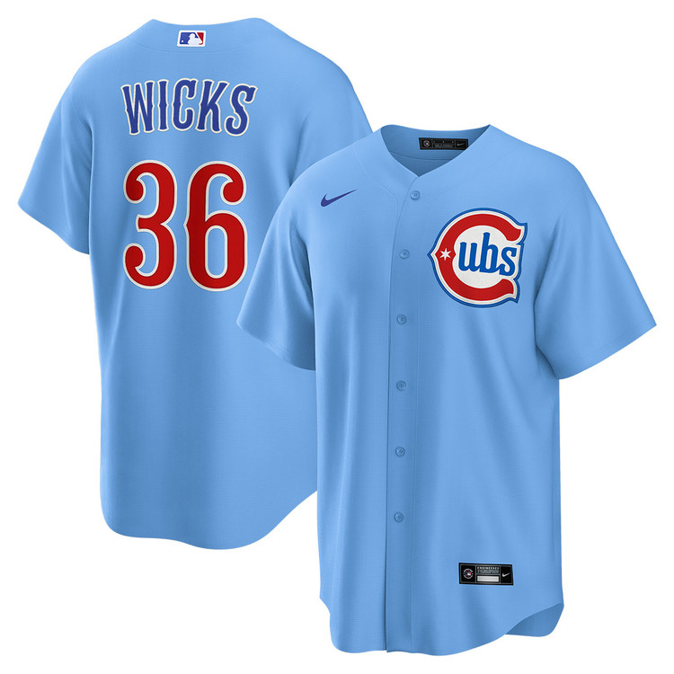Jordan Wicks Chicago Cubs Blues Alternate Jersey