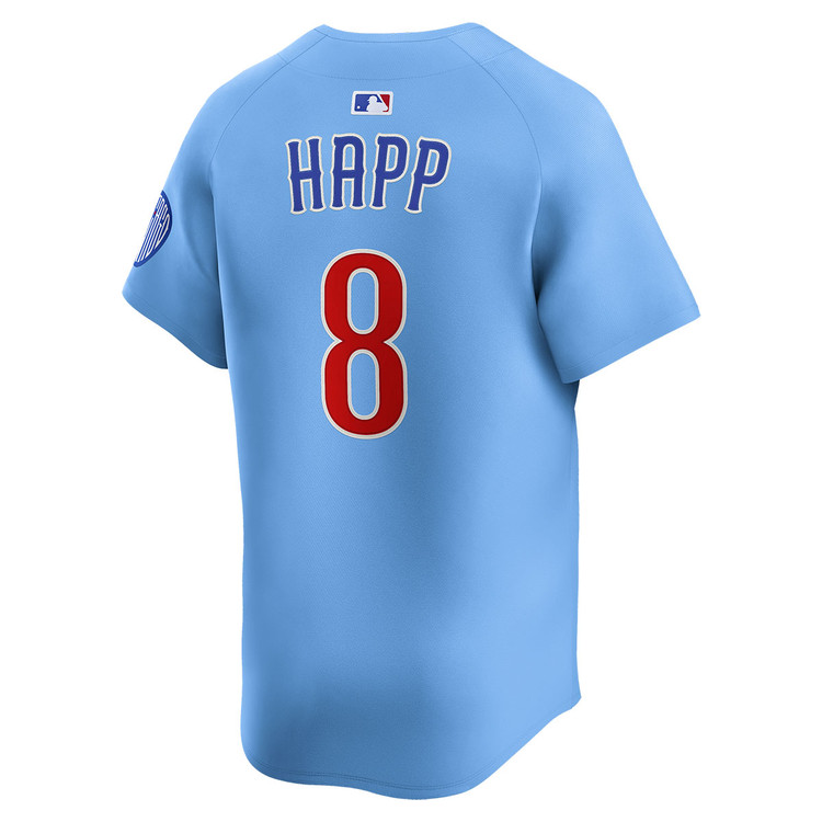 Ian Happ Chicago Cubs Youth Blues Alternate Limited Jersey