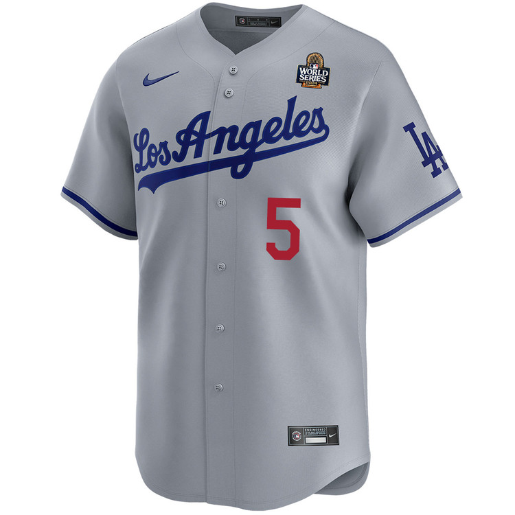 Freddie Freeman Los Angeles Dodgers Road Limited World Series Jersey