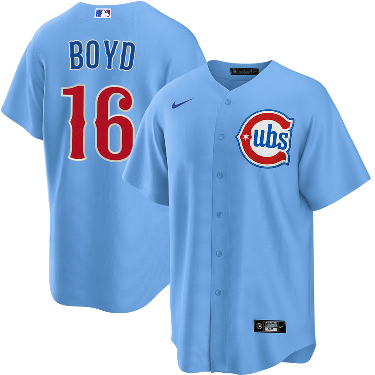 Matthew Boyd Chicago Cubs Blues Alternate Jersey