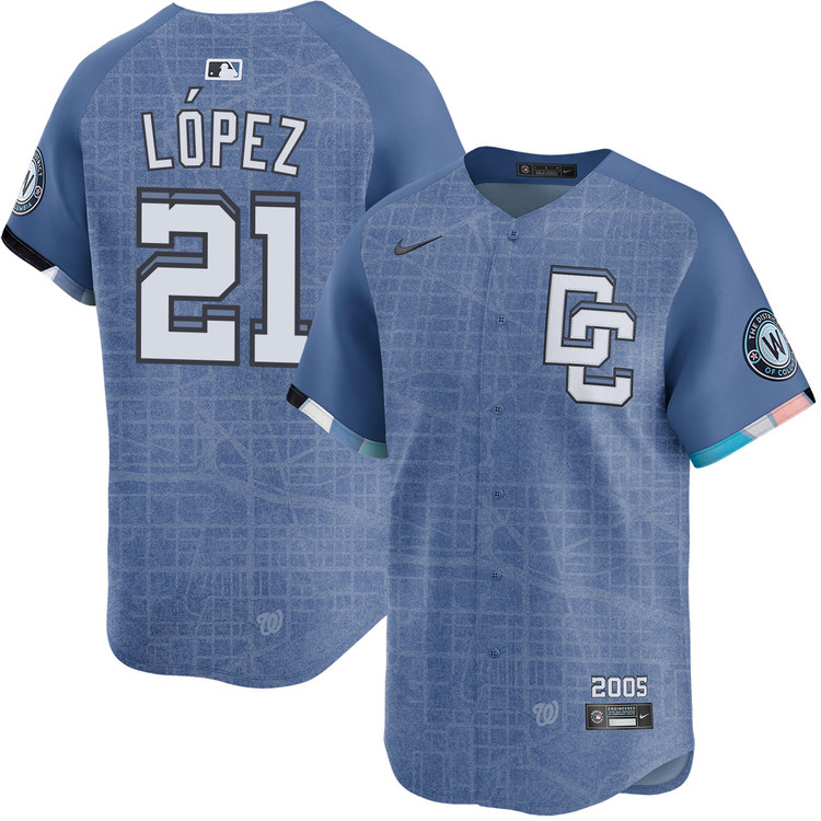 Jorge Lopez Washington Nationals City Connect 2.0 Limited Jersey