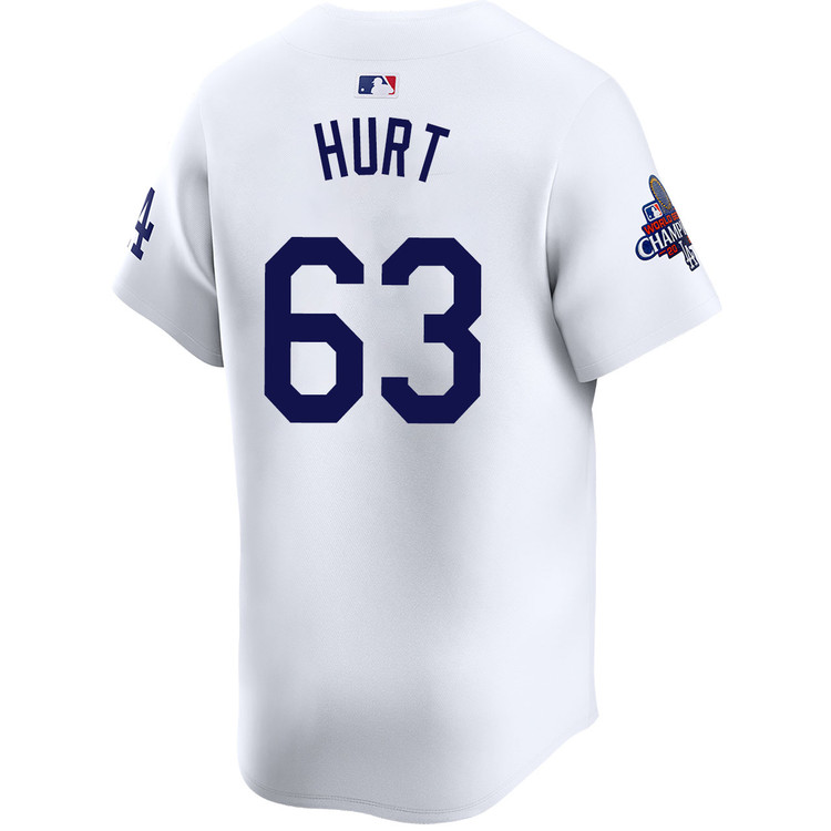 Kyle Hurt Los Angeles Dodgers Home Limited World Series Champions Jersey