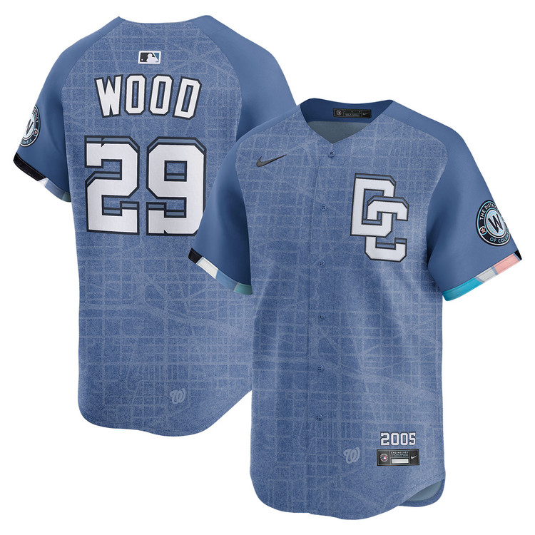 James Wood Washington Nationals City Connect 2.0 Limited Jersey