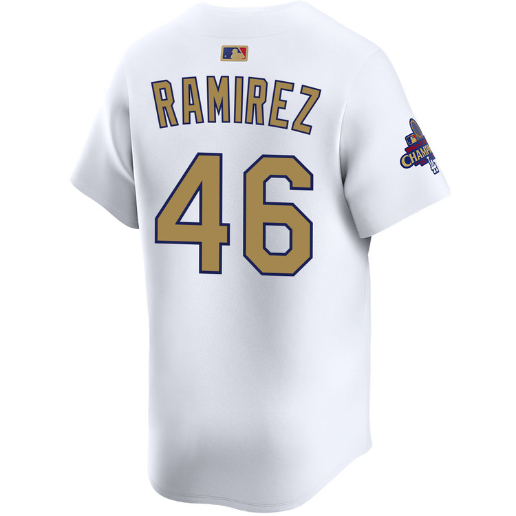 Yohan Ramirez Los Angeles Dodgers Home 2025 Gold Collection Limited Jersey