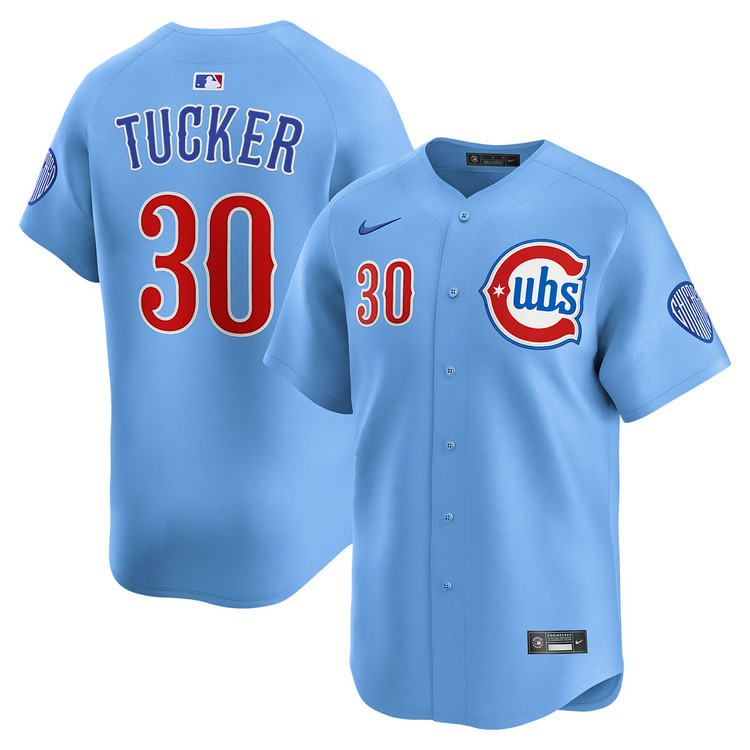 Kyle Tucker Chicago Cubs Youth Blues Alternate Limited Jersey