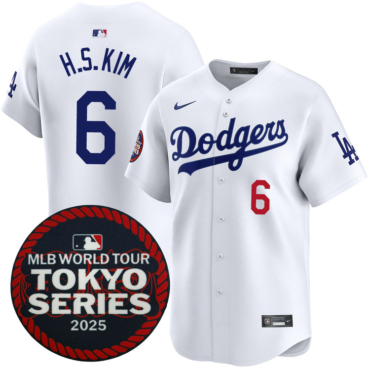 Hyeseong Kim Los Angeles Dodgers Home 2025 Tokyo Series Jersey