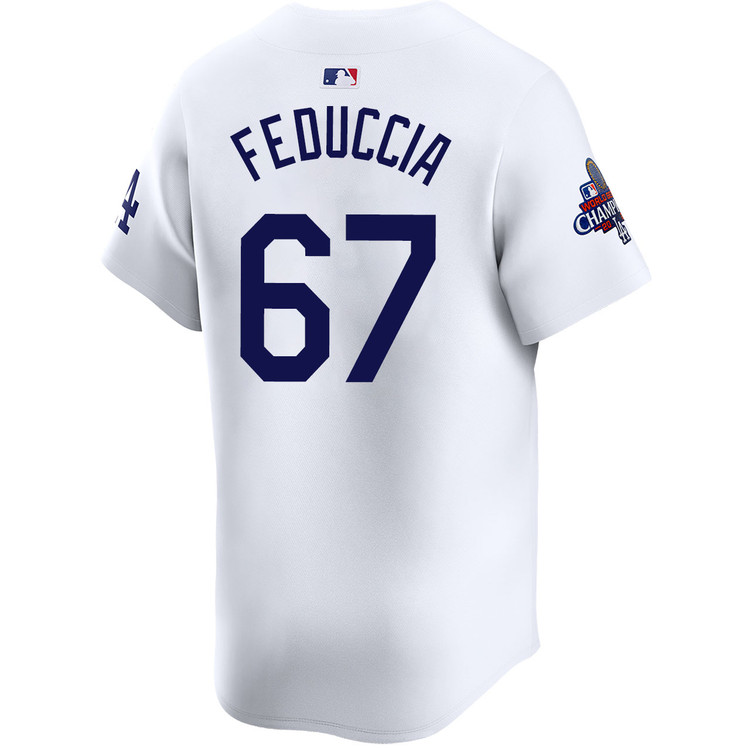 Hunter Feduccia Los Angeles Dodgers Home Limited World Series Champions Jersey